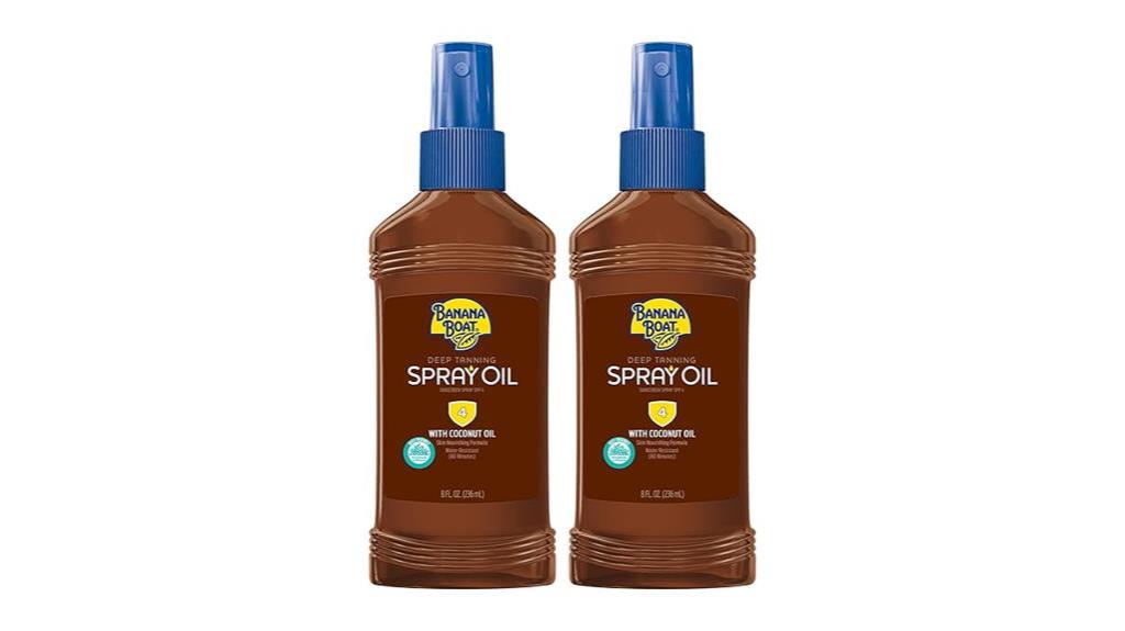 banana boat spf 4 twins