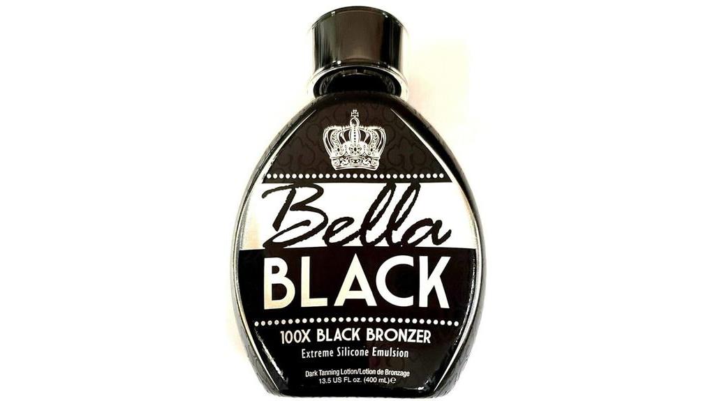 bella black bronzer lotion