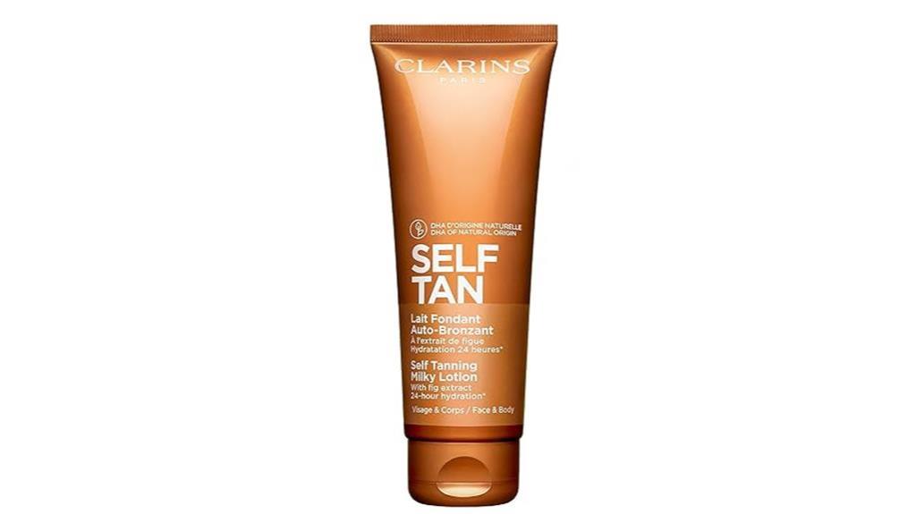 clarins self tanning lotion