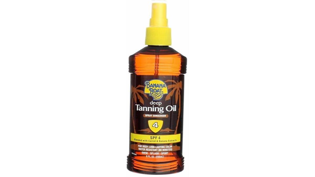 coconut oil tanning spray