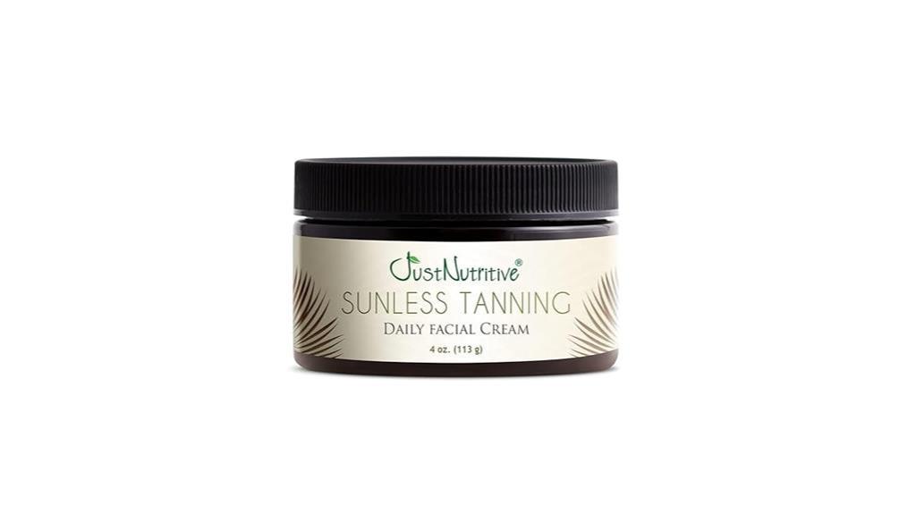 daily facial tanning cream