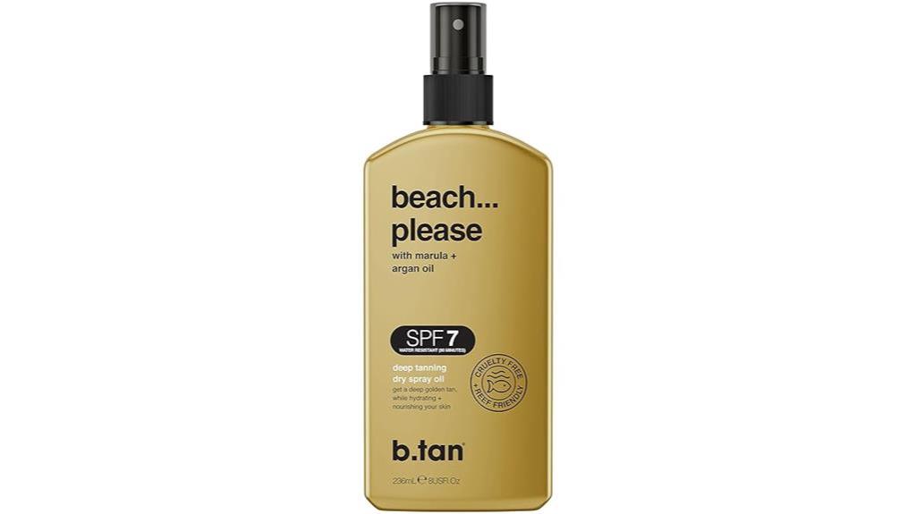 deep tanning dry spray