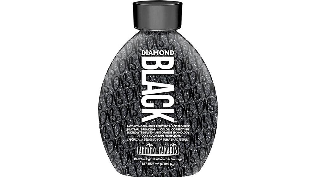 diamond black tanning lotion