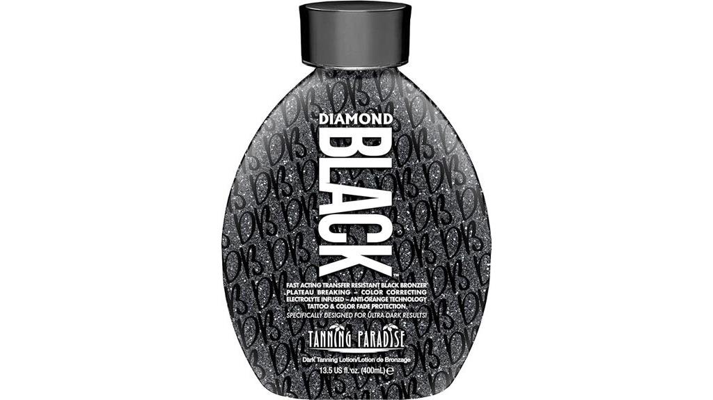 diamond black tanning lotion