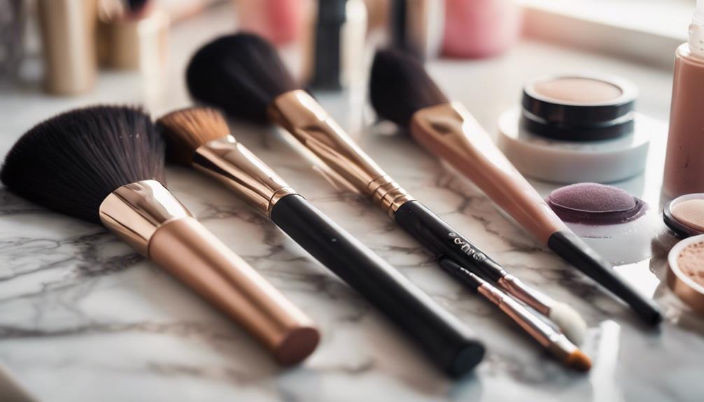 dirty cosmetics application tools