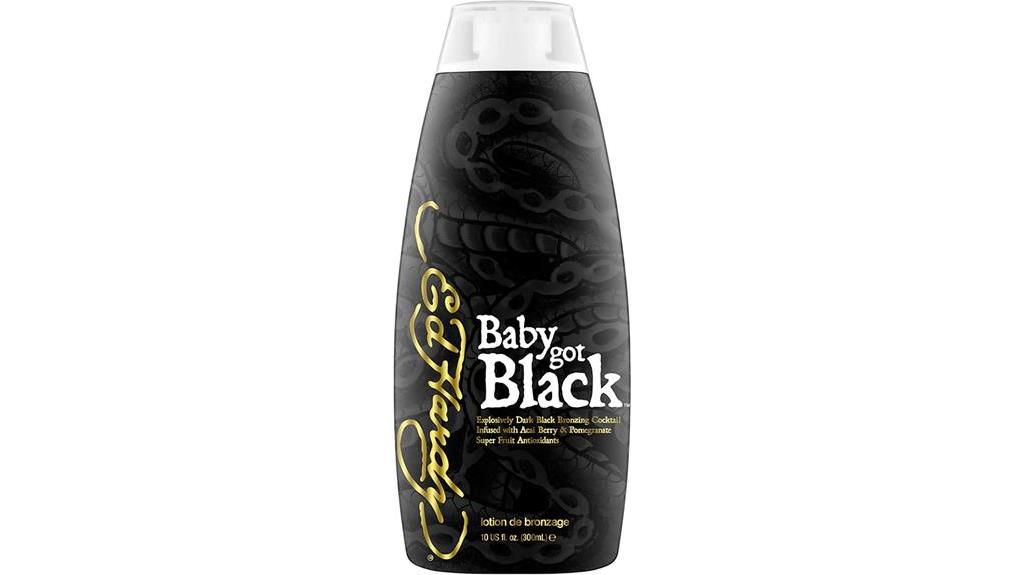 ed hardy black tanning lotion