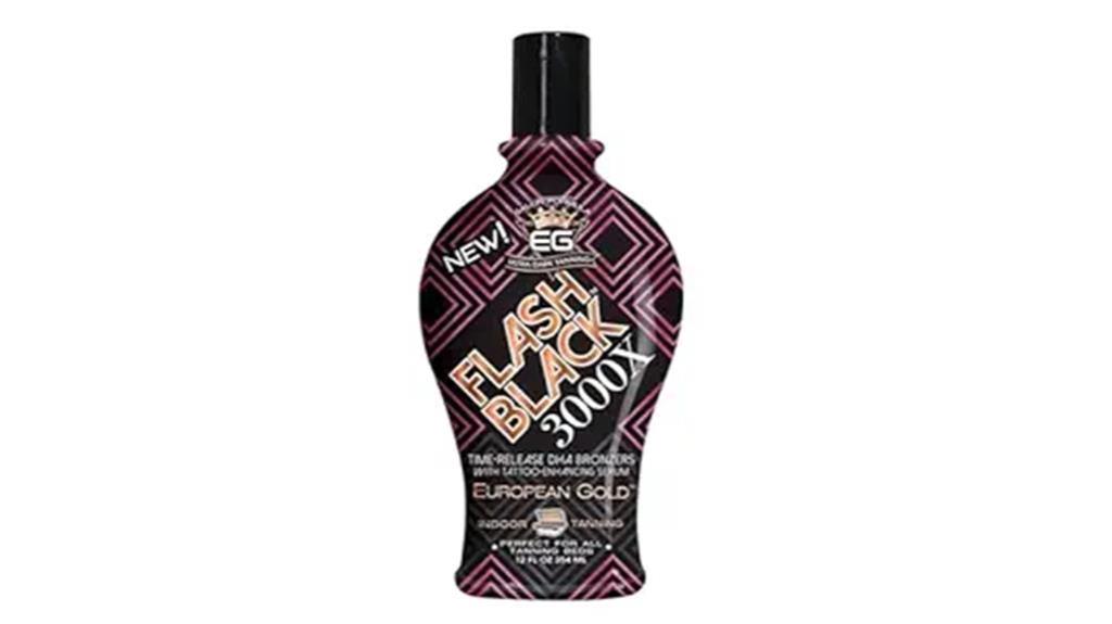 european gold black tanning lotion