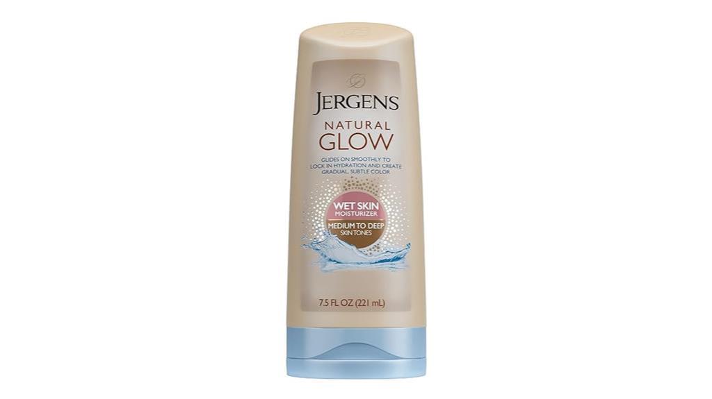 in shower lotion for radiance