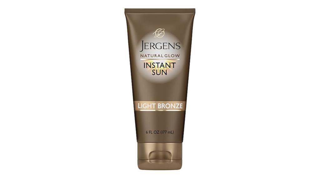 instant sun self tanner moisturizer