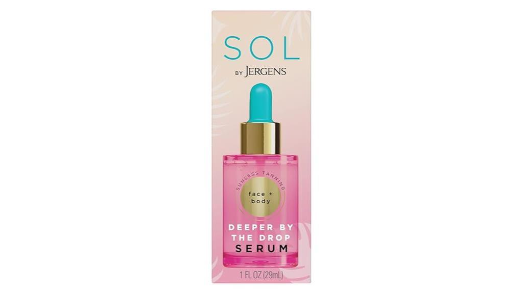 jergens self tanning drops