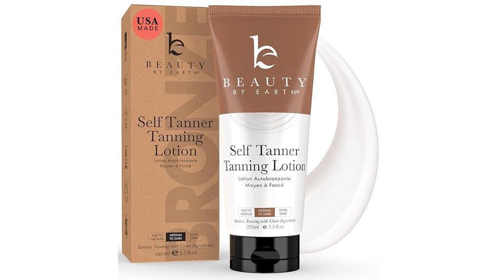 moisturizing self tanner lotion