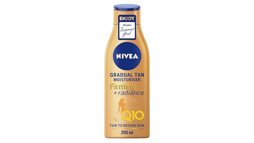 nivea q10 tan cream