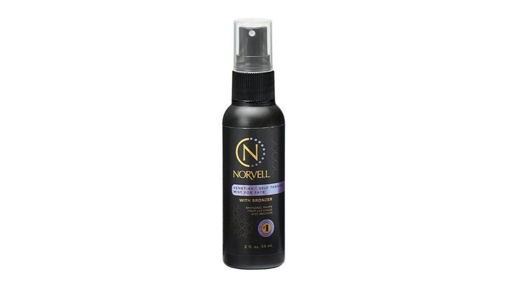 norvell sunless tanning mist