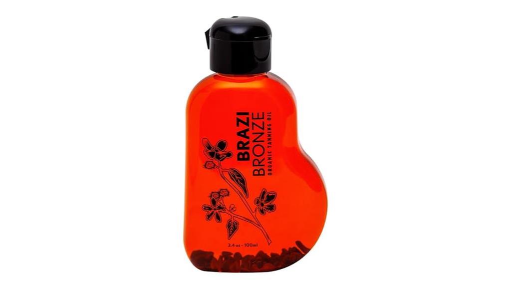 organic cruelty free tanning oil