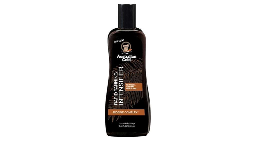 rapid tanning intensifier lotion