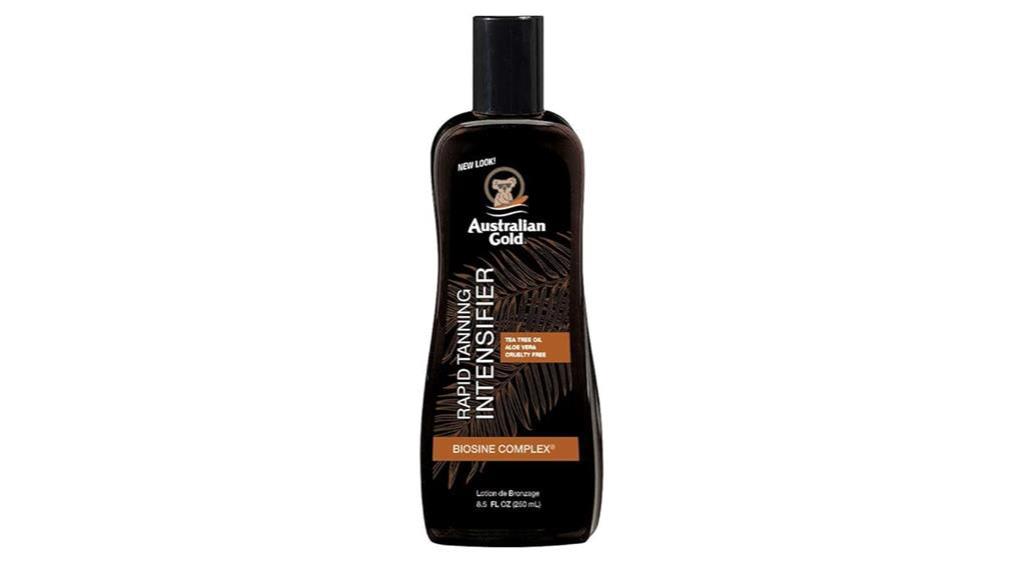 rapid tanning intensifier lotion