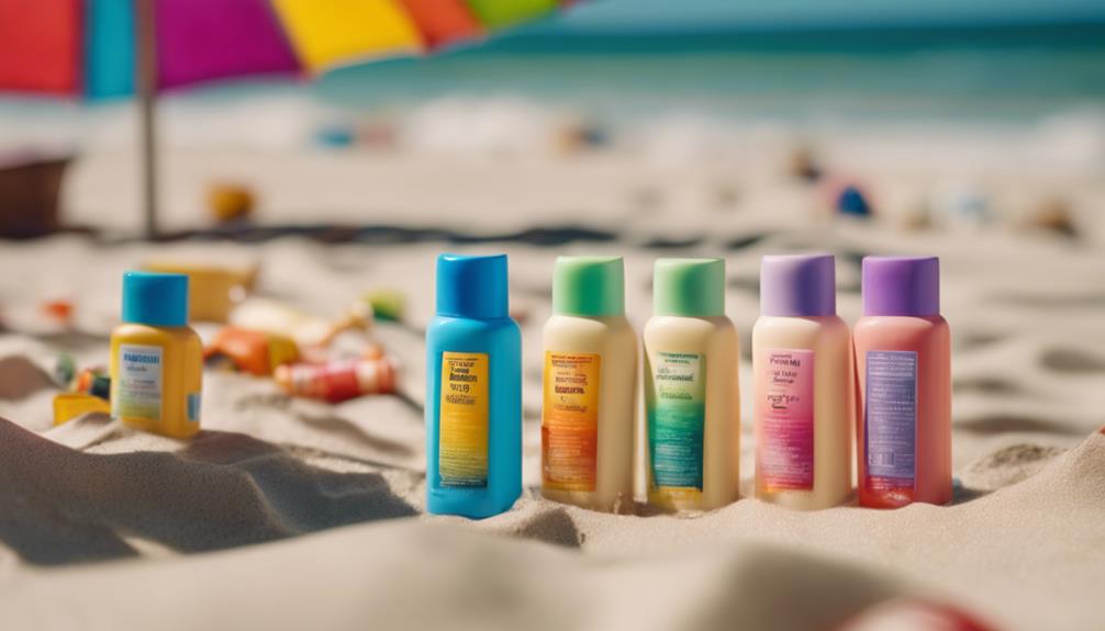 selecting appropriate sunscreen products