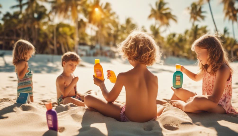 selecting suitable sunscreen products