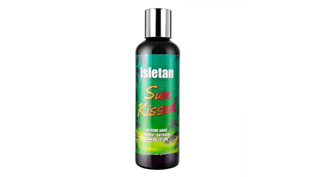 sun kissed tanning lotion