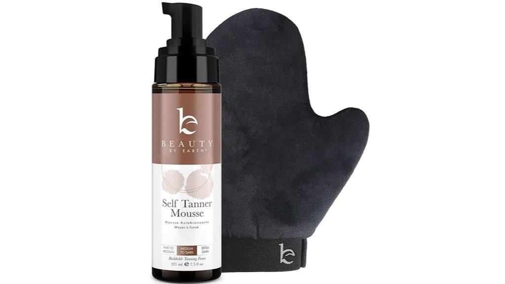 tanning mousse kit included