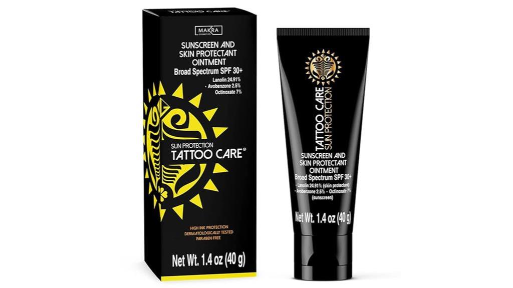 tattoo protection sunscreen ointment