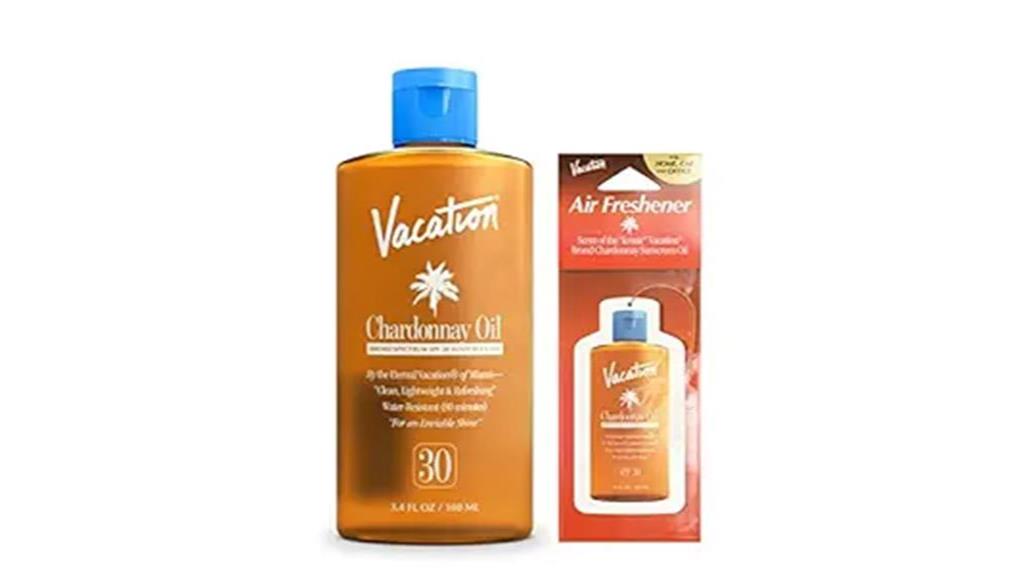 vegan sunscreen and air freshener