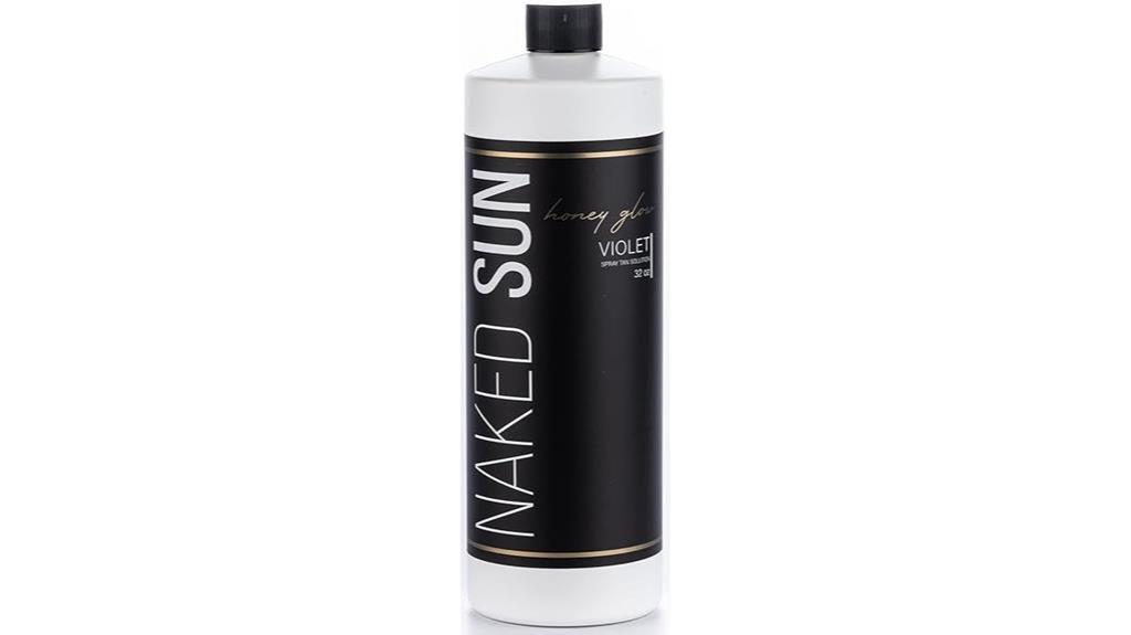 violet spray tan solution