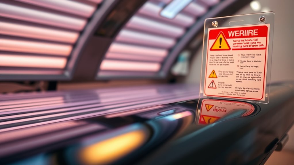 avoid tanning if health risks