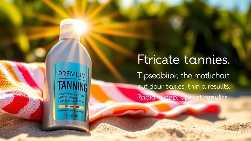choosing effective outdoor tanning lotions