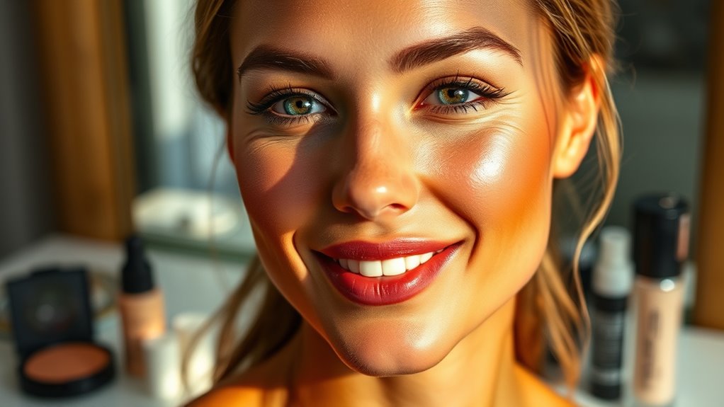 complete tanning and skincare routine