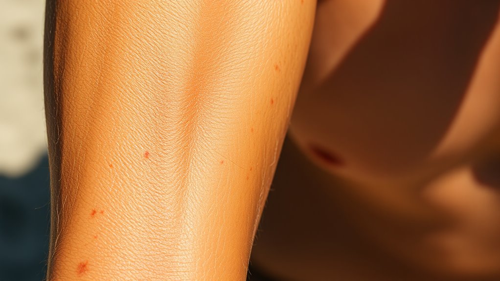 early skin damage signs