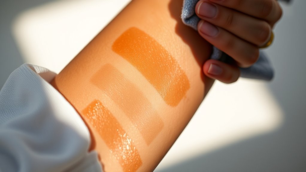 even flawless tan blending