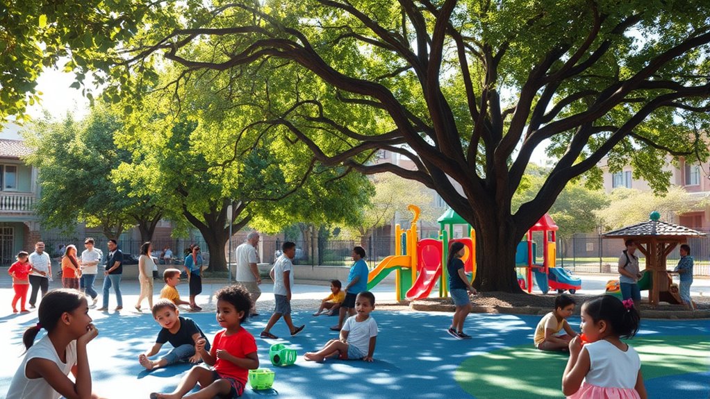 fostering social outdoor interactions