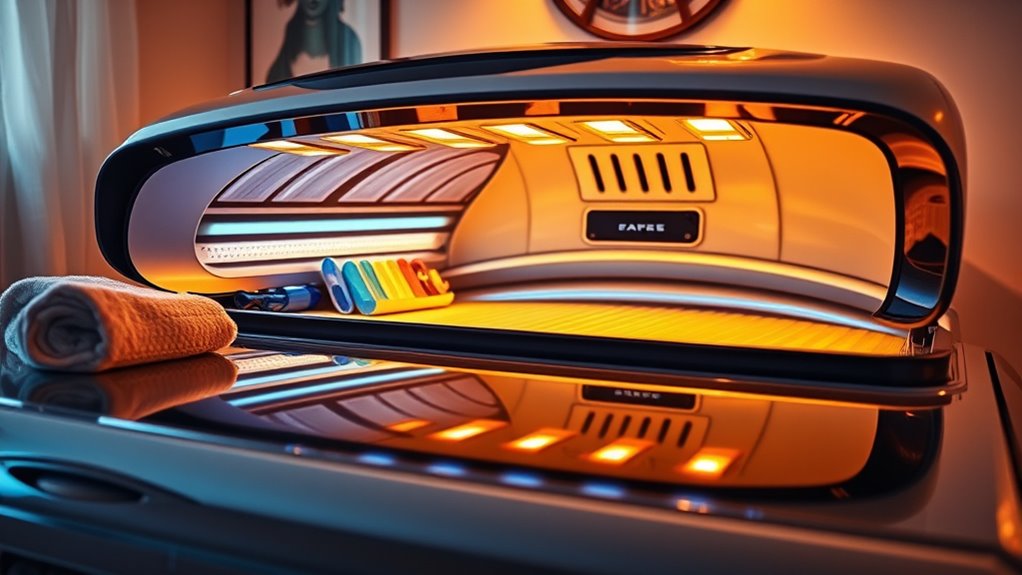 home tanning bed benefits