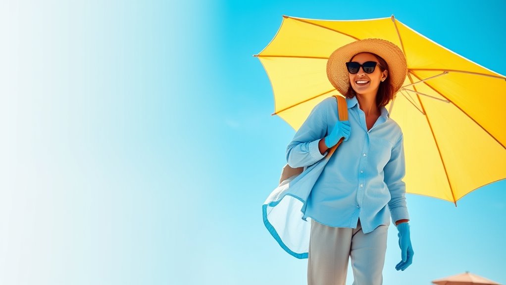 layered sun protection strategy