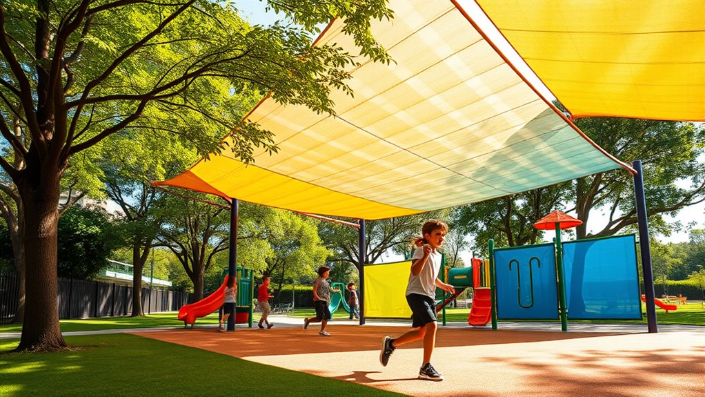 maximize shade for sun safety