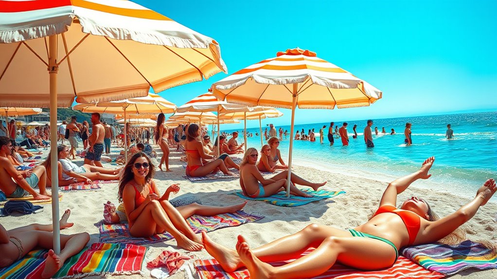media shapes tanned beauty