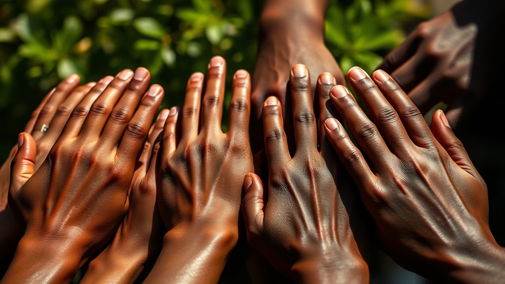 melanin shields against uv