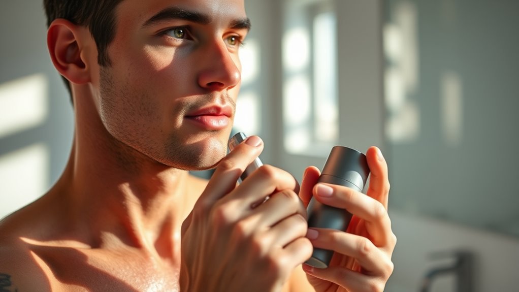 men s tanning skincare routine
