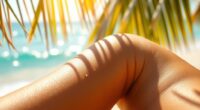 moisturize skin for tanning