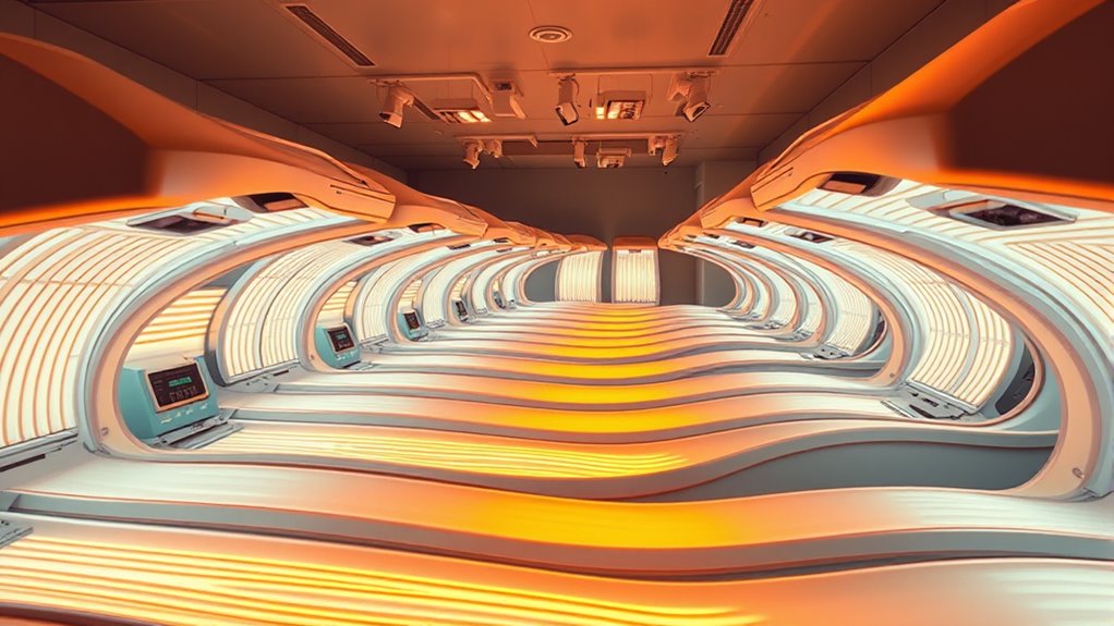 optimal tanning bed placement