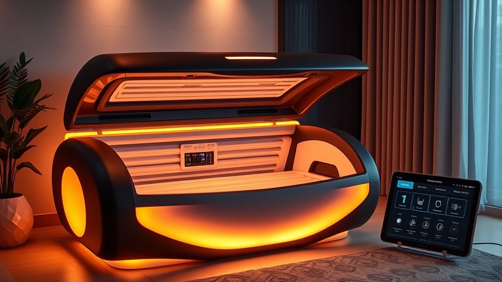 portable cordless tanning technology