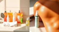pre and post tanning skincare routines
