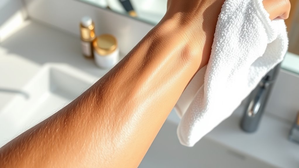 prepare skin exfoliate gently