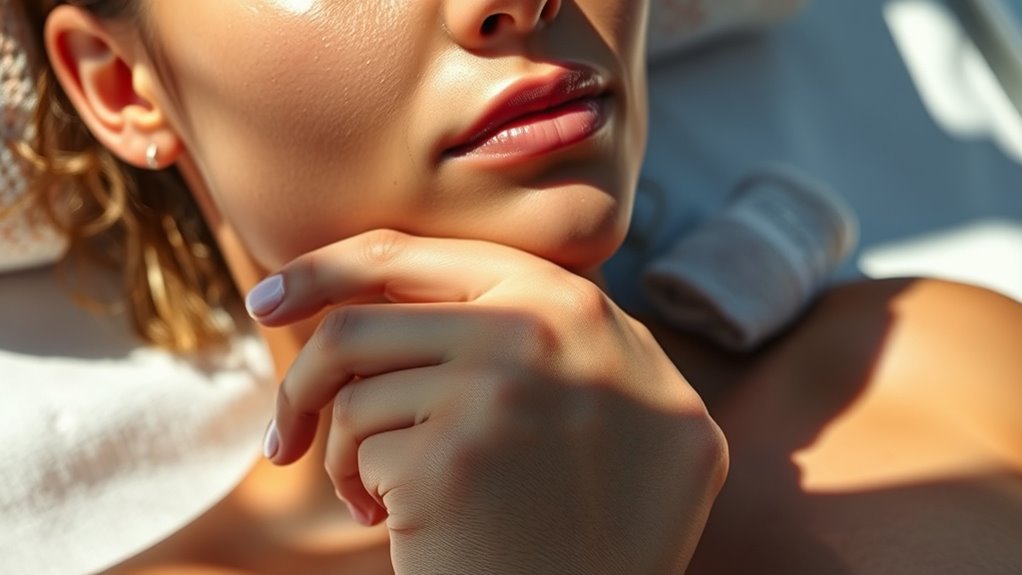 prepping skin for even tan