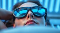 protect eyes during tanning