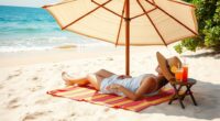 protect skin while tanning