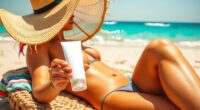 protect skin with sunscreen