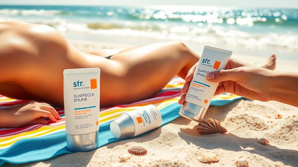reapply sunscreen regularly