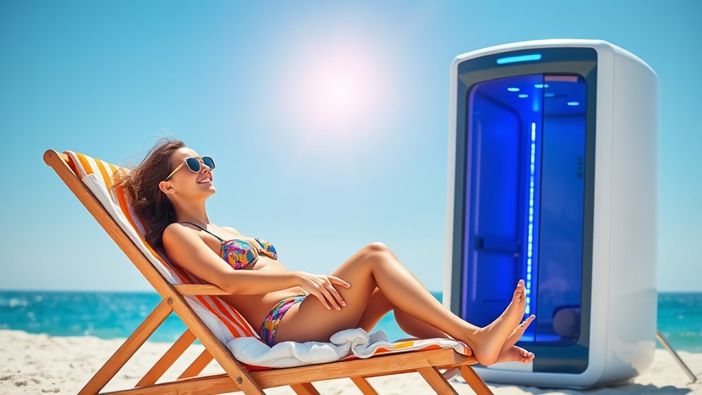 risks of tanning and skin damage